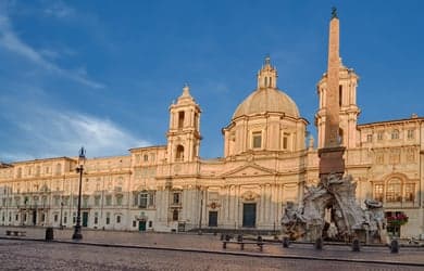 Free Baroque Churches Tour Rome Banner