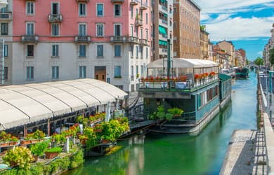 Free Navigli Tour Milan Banner